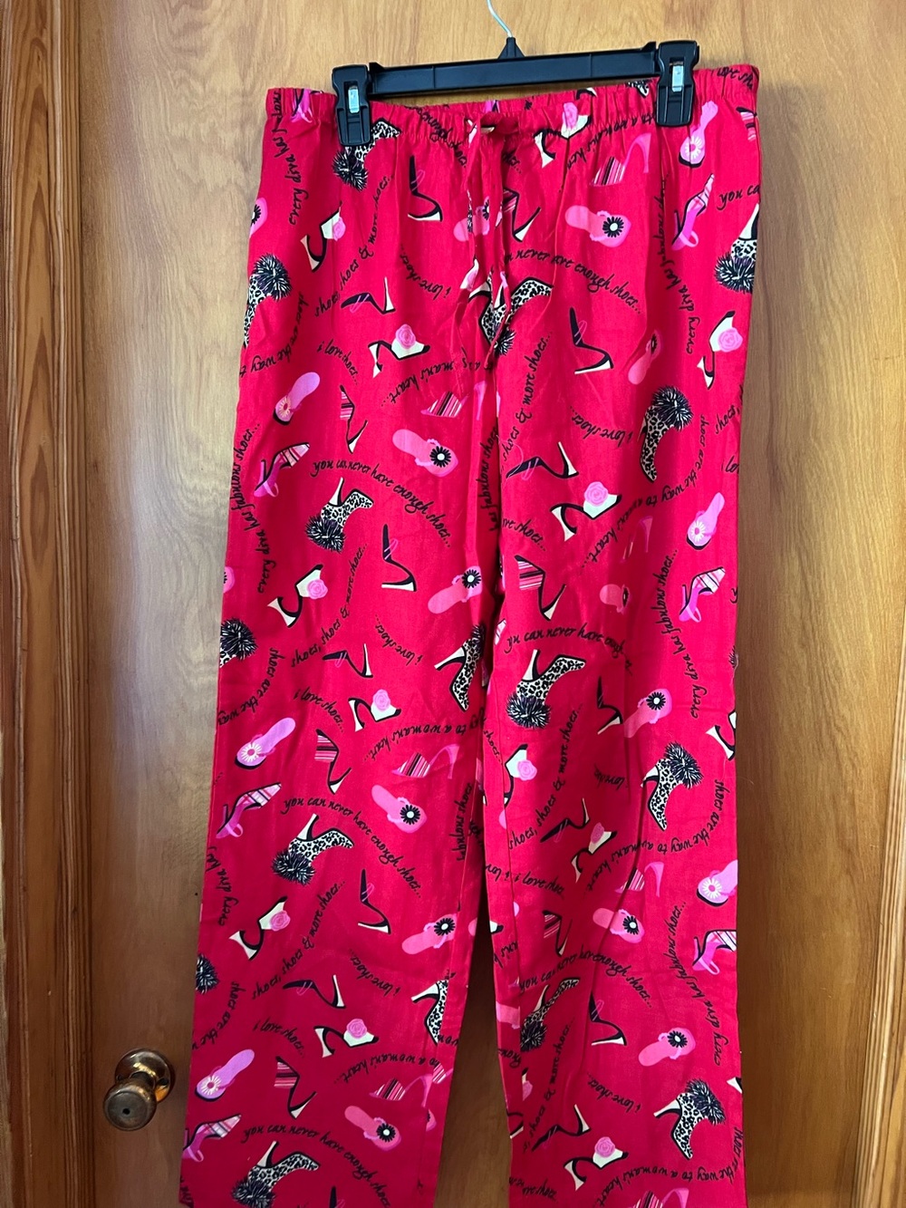 NWOT Allison Rhea size medium shoe lover themed lounge pants100% cotton